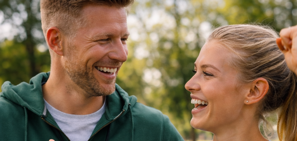 Coach and client laughing - affordable coaching